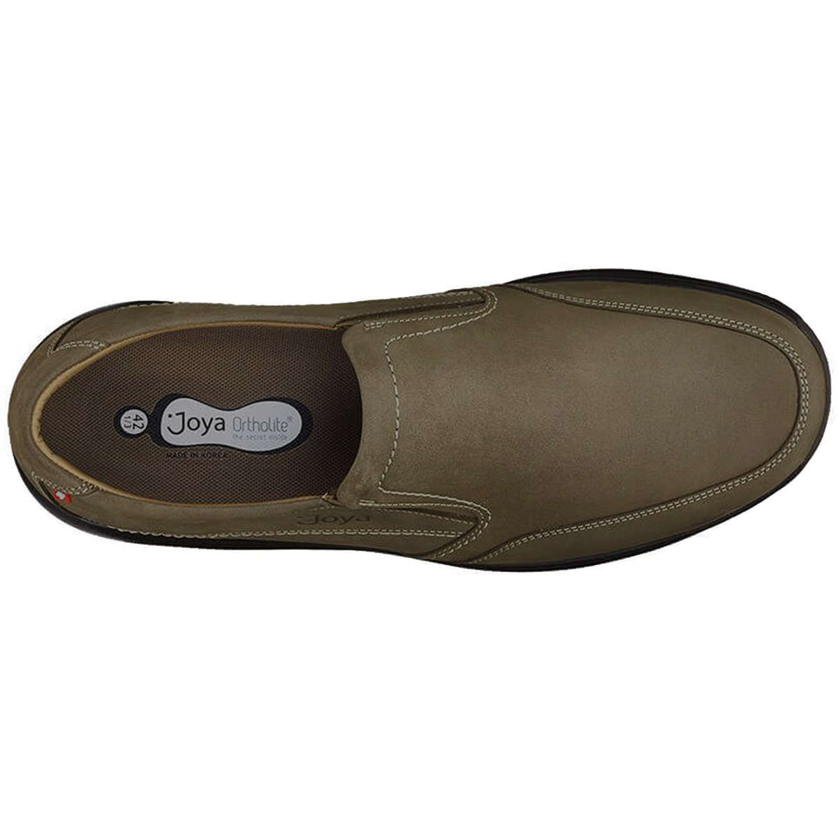 Joya Traveler II Nubuck Leather Men's Slip-On Shoes#color_light brown