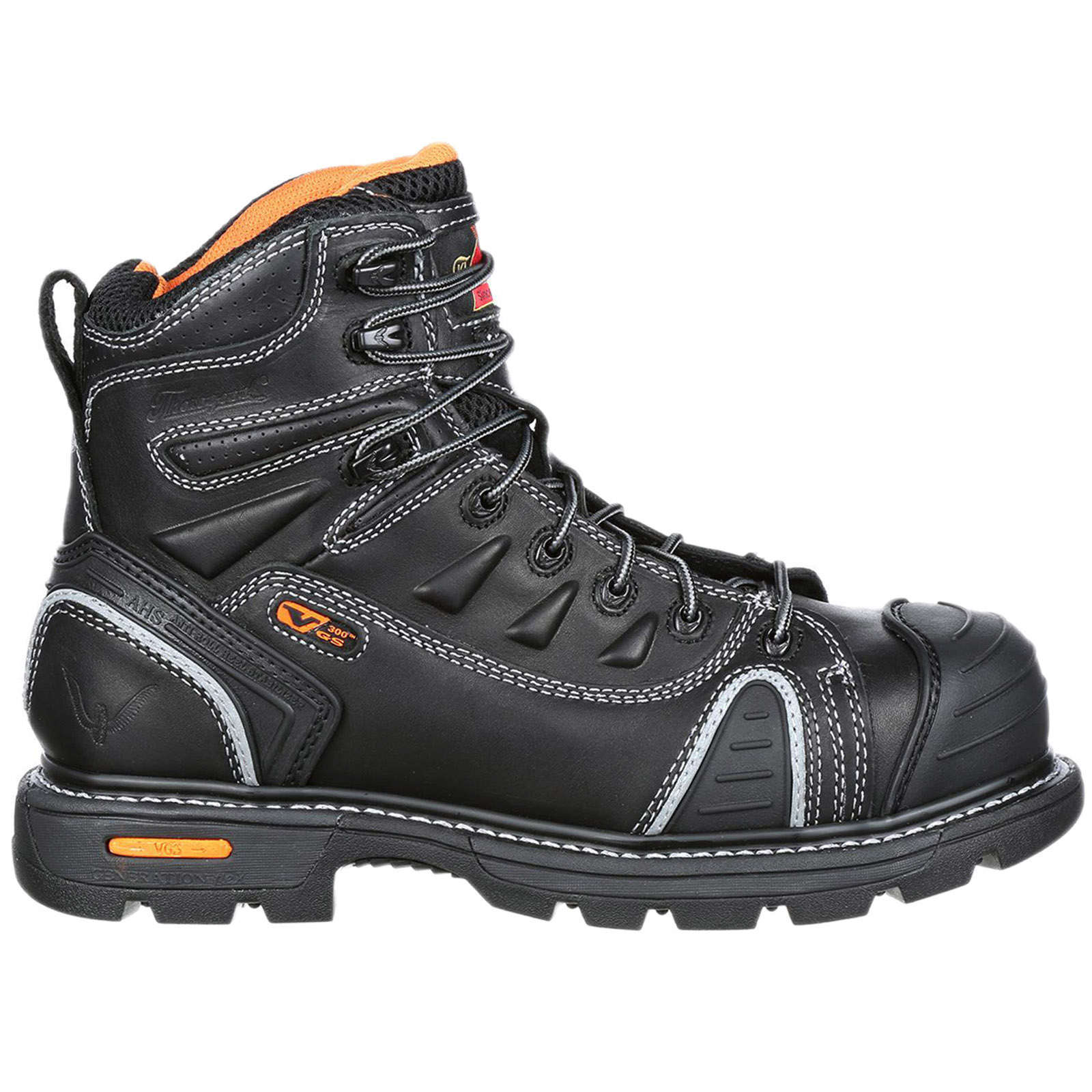 Thorogood Gen-Flex2 6 Inch Composite Men's Safety Toe Boots#color_black