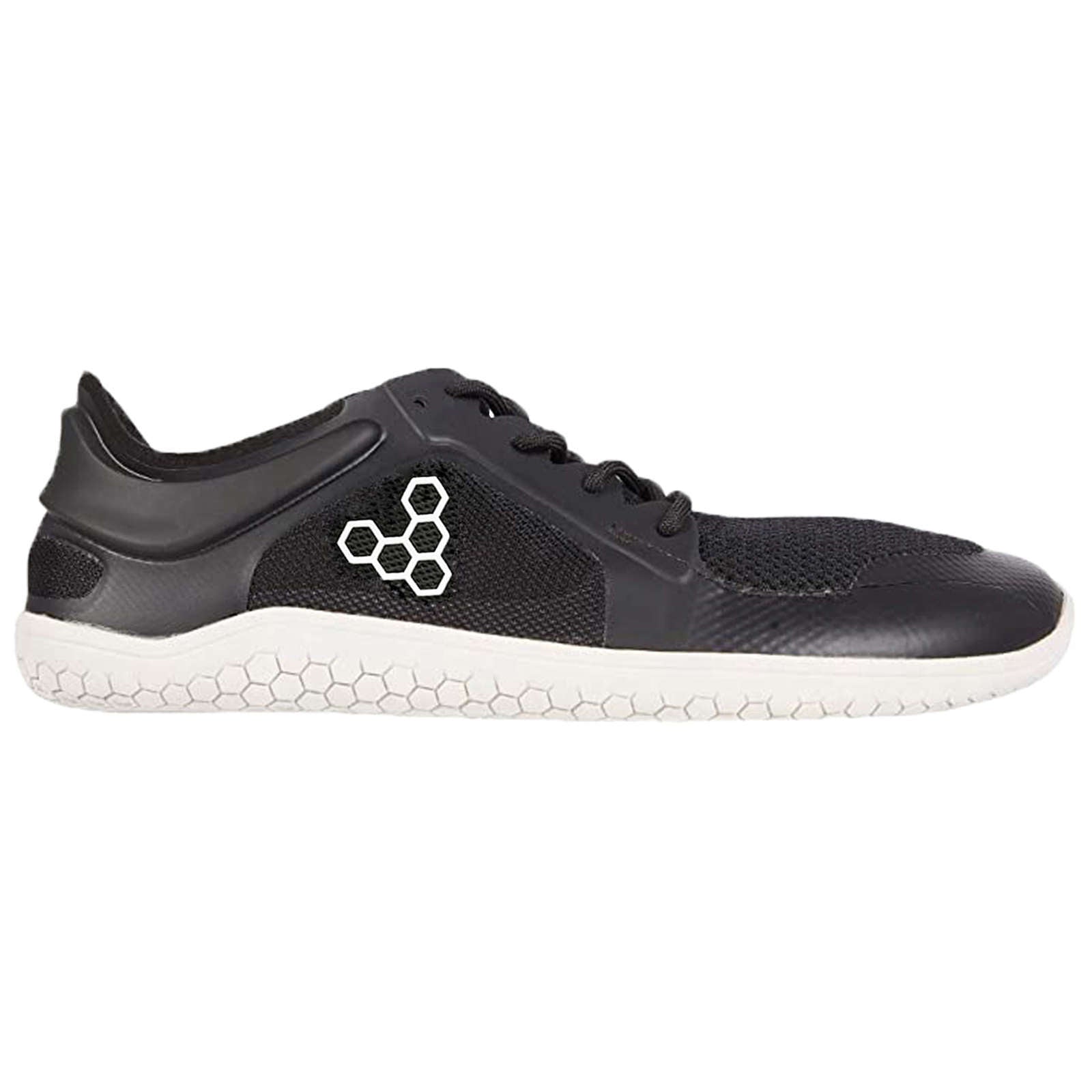 Vivobarefoot Primus Lite ii Bio Synthetic Textile Women's Trainers#color_obsidian white