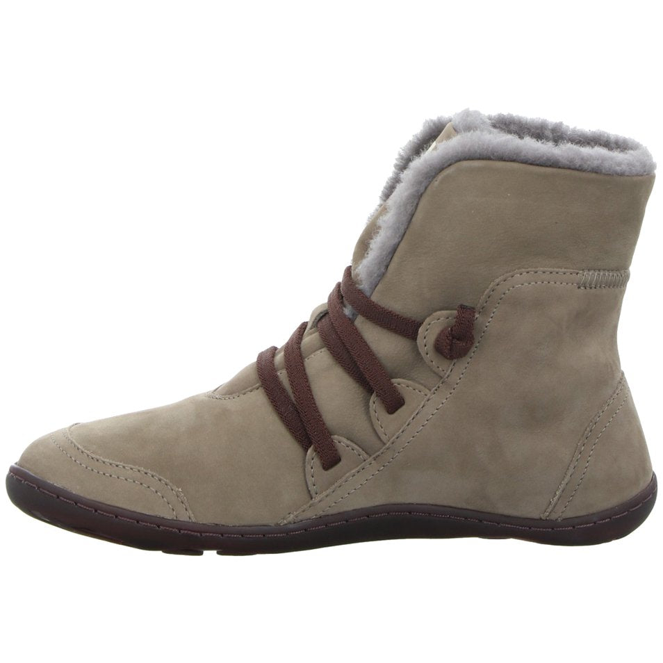 Camper Peu Nubuck Leather Women's Barefoot Boots#color_medium gray