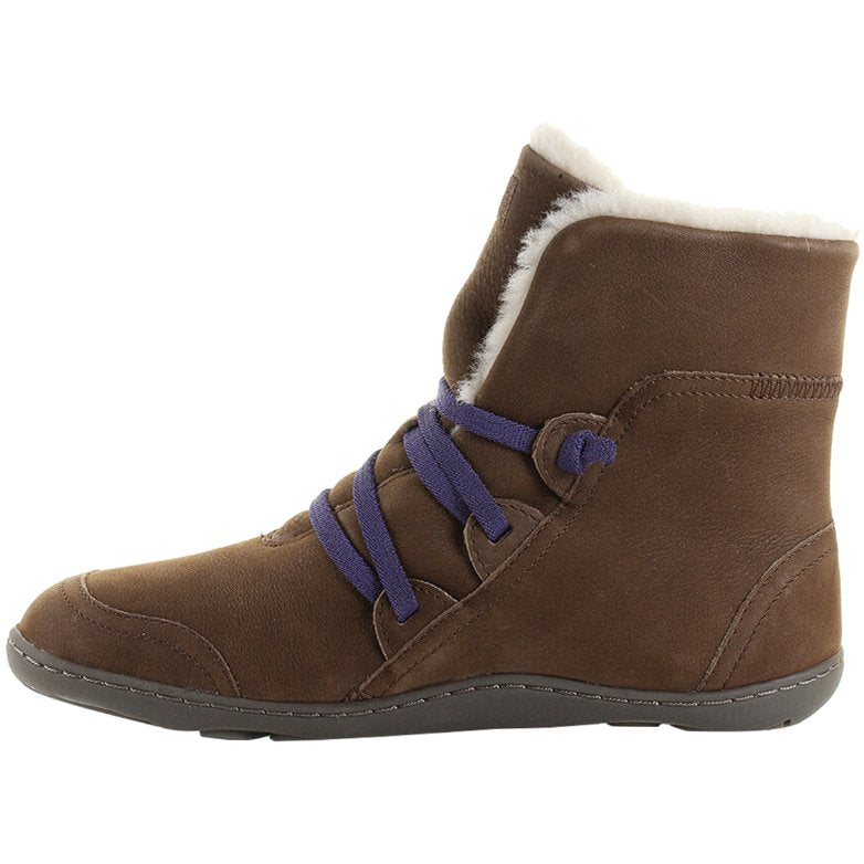 Camper Peu Nubuck Leather Women's Barefoot Boots#color_medium brown