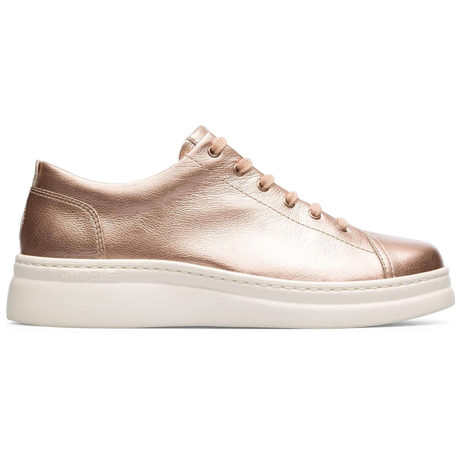 Camper Runner Up Calfskin Leather Women's Low-Top Trainers#color_pink