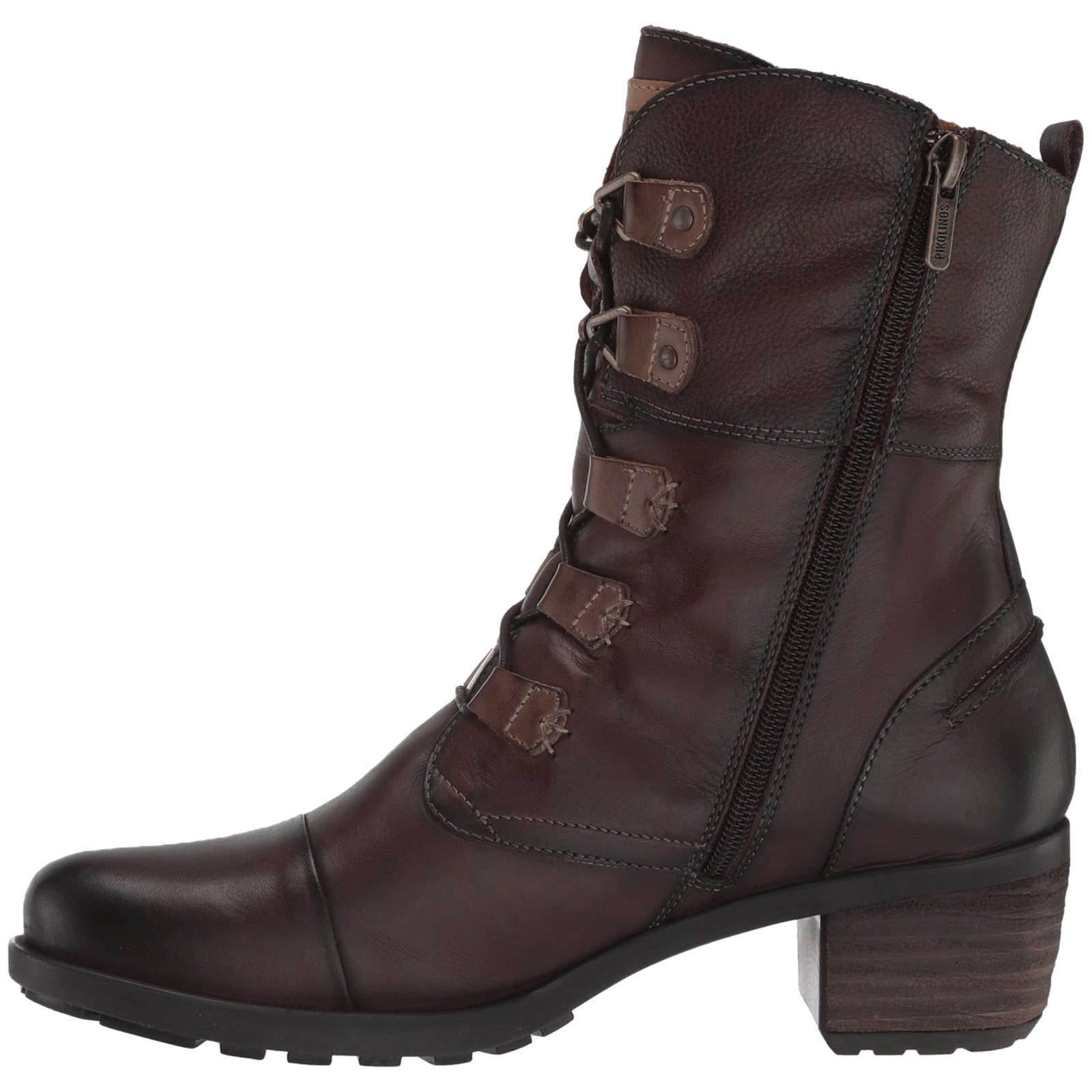 Pikolinos Le Mans 838-8990 Leather Womens Boots#color_olmo