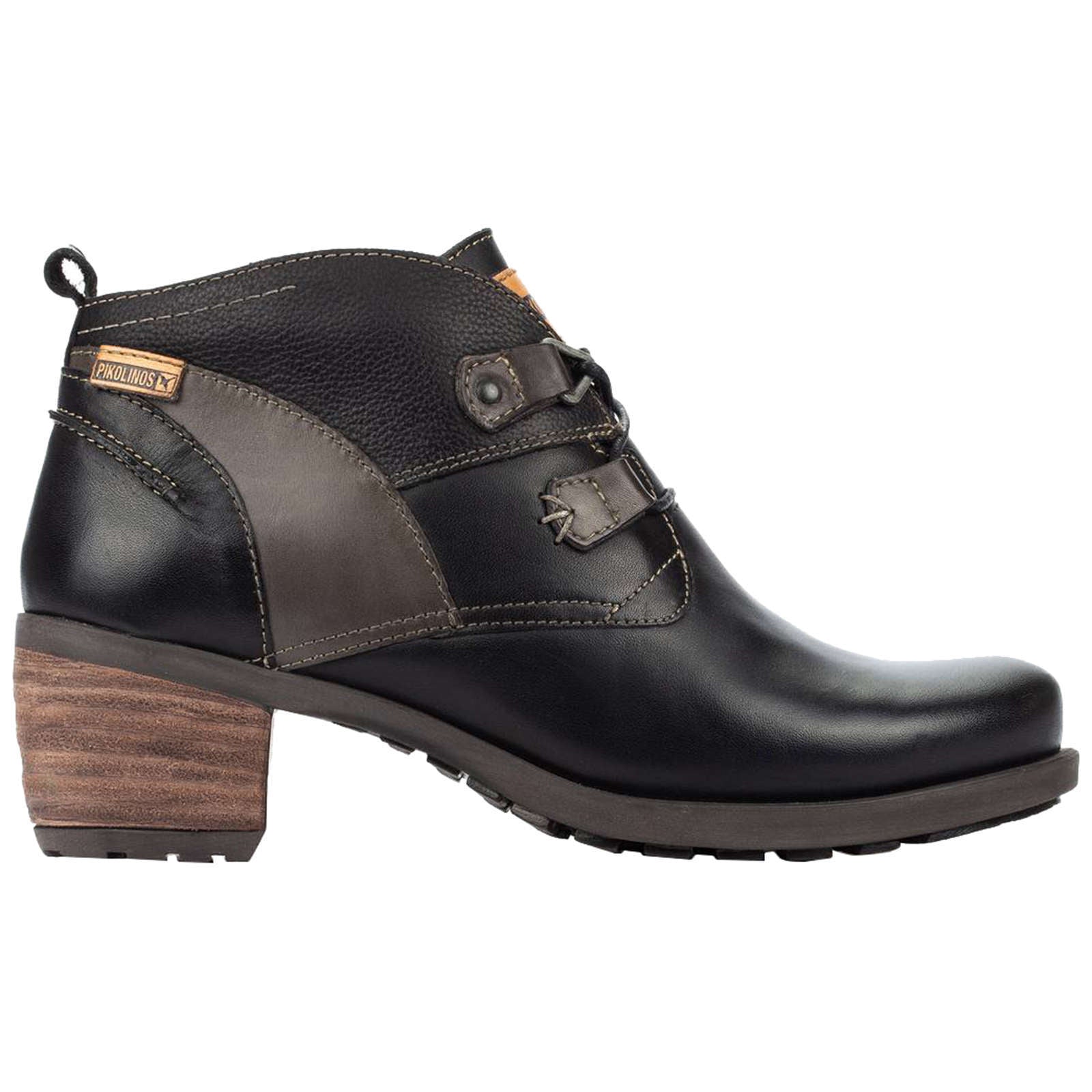 Pikolinos Le Mans 838-8996 Leather Womens Boots#color_black