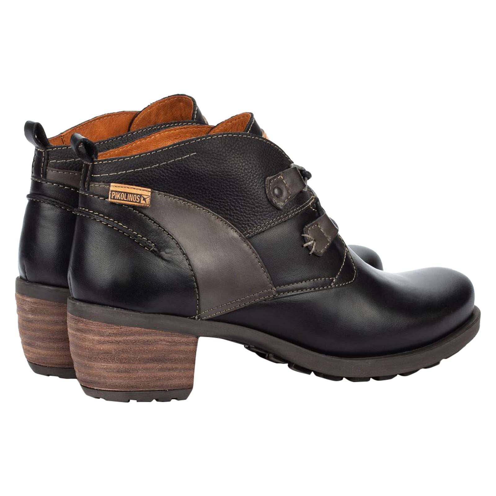 Pikolinos Le Mans 838-8996 Leather Womens Boots#color_black