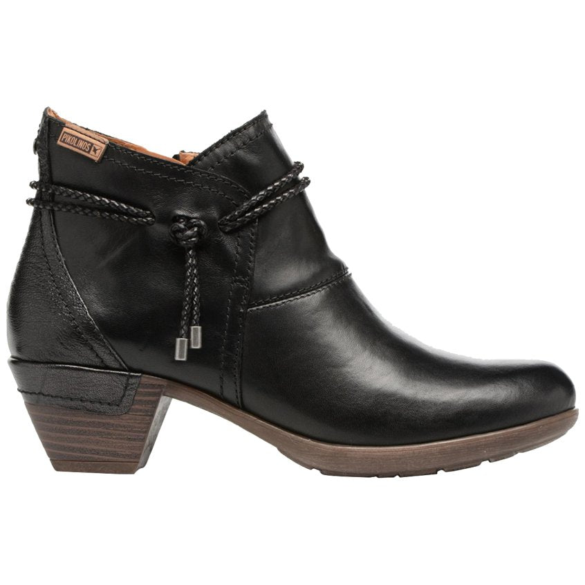 Pikolinos Rotterdam 902-8775 Leather Womens Boots#color_black