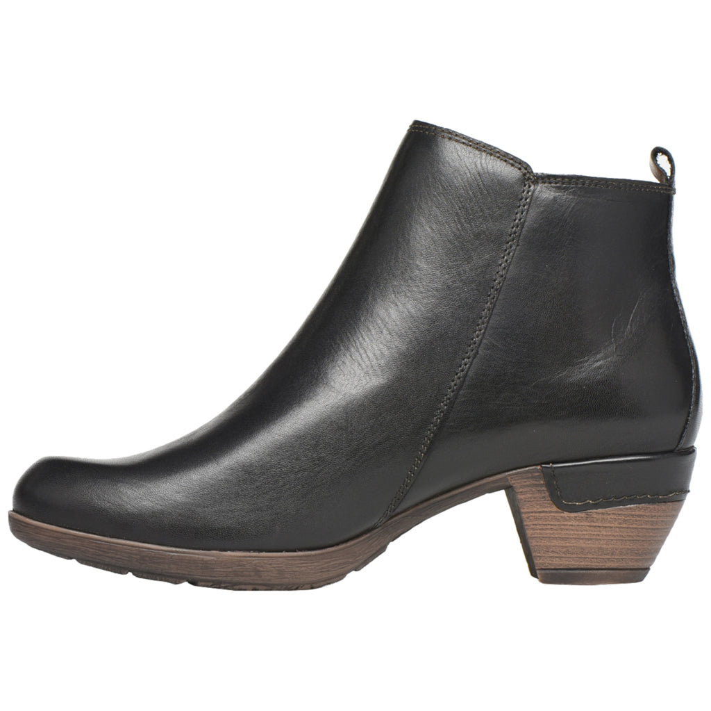 Pikolinos Rotterdam 902-8900 Leather Womens Boots#color_black