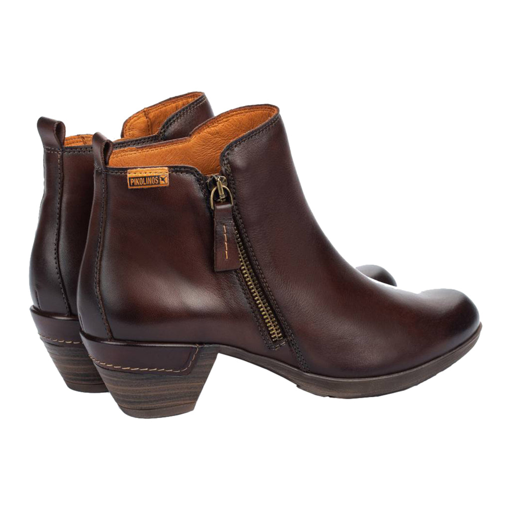 Pikolinos Rotterdam 902-8900 Leather Womens Boots#color_olmo