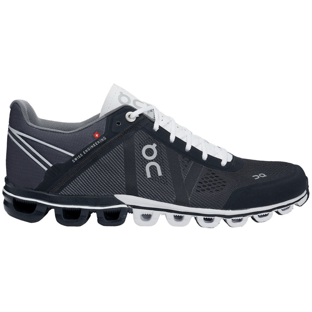 On Running Cloudflow Mesh Women's Low-Top Trainers#color_black white