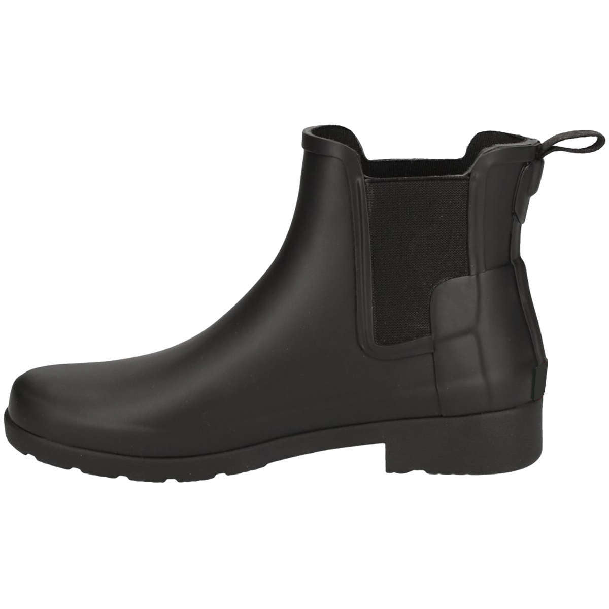 Hunter Original Refined Rubber Women's Chelsea Boots#color_black