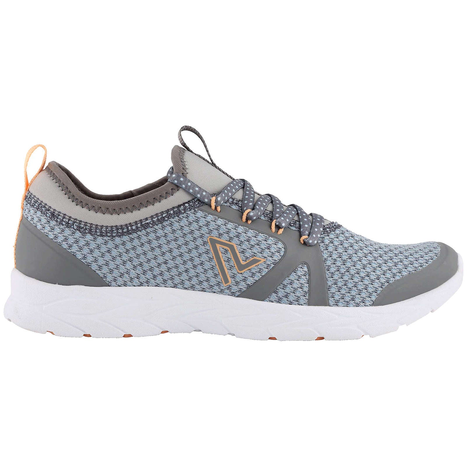 Vionic Brisk Alma Textile Synthetic Womens Trainers#color_grey blue