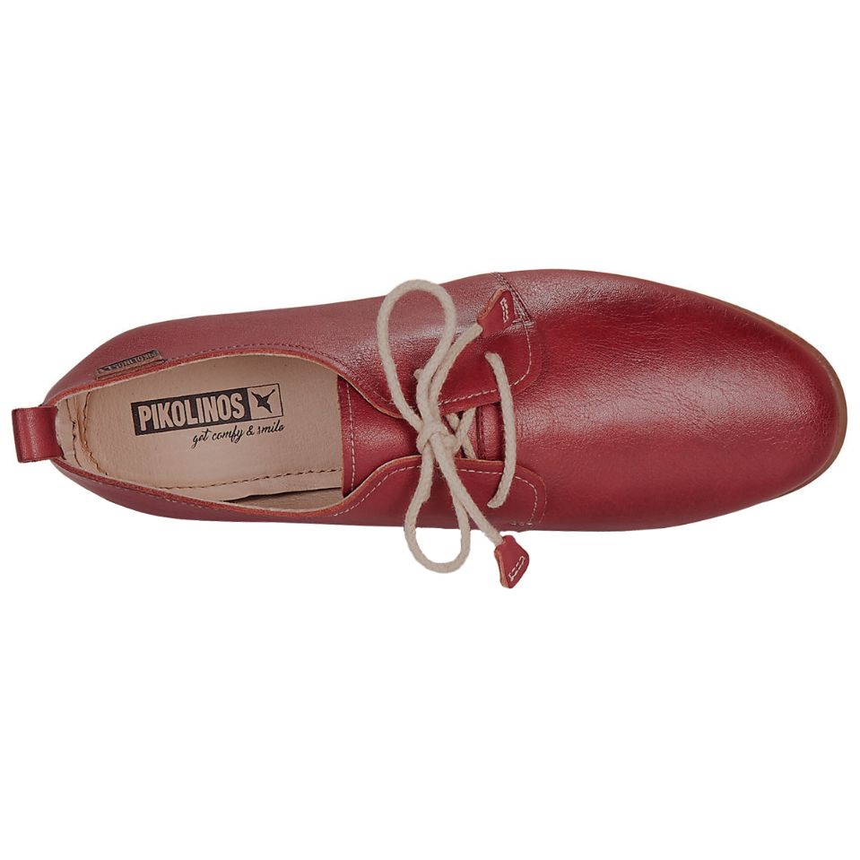 Pikolinos Calabria W9K-4985 Leather Womens Shoes#color_coral