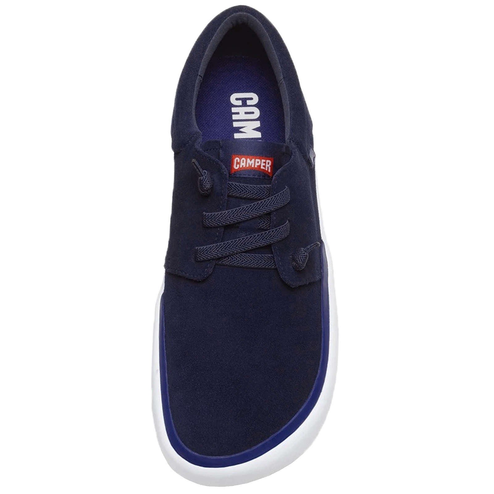 Camper Peu Rambla Suede Leather Men's Casual Shoes#color_blue