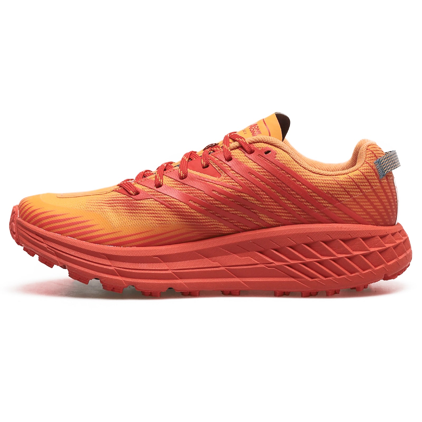 Hoka One One Speedgoat 4 Mesh Men's Low-Top Trainers#color_fiesta blazing orange