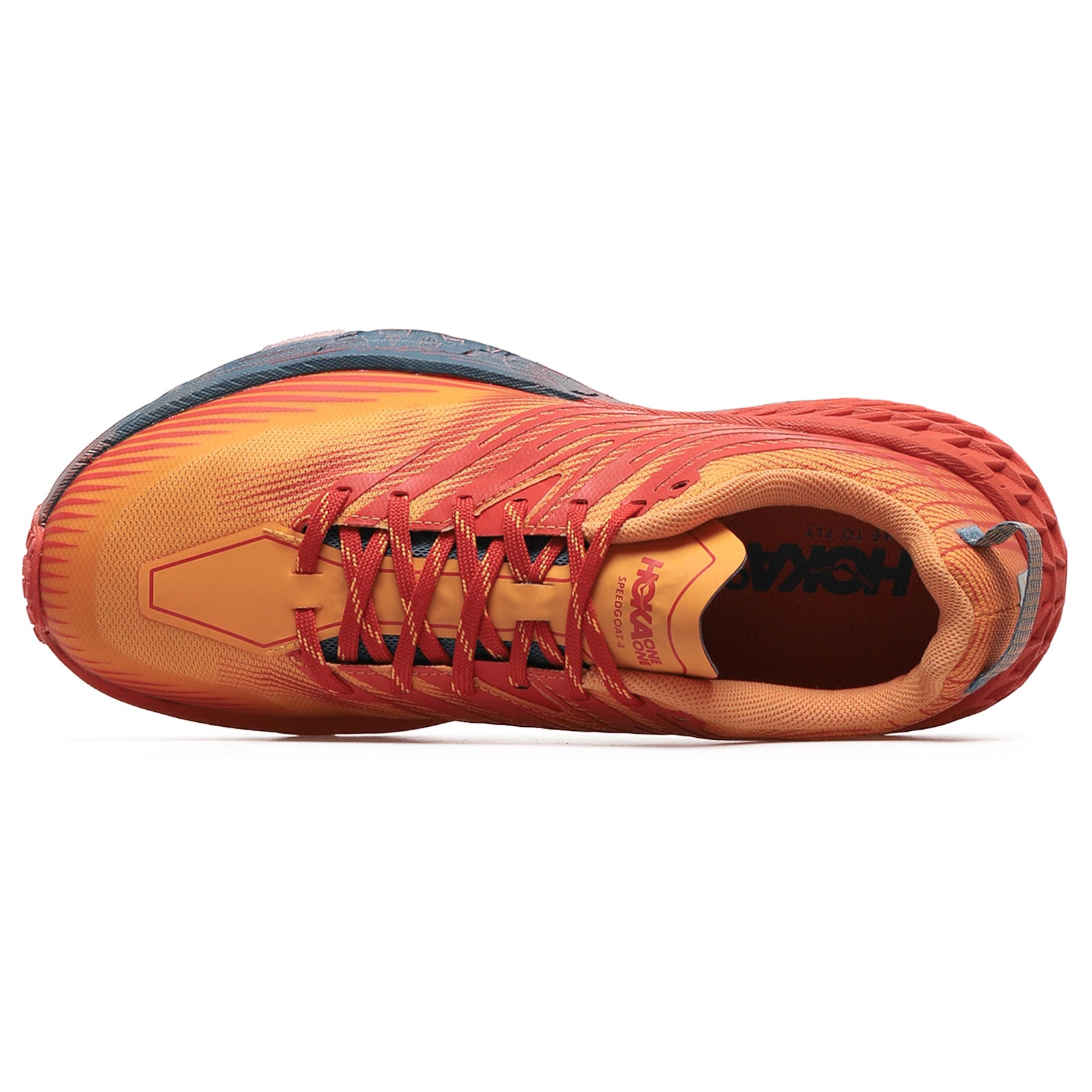 Hoka One One Speedgoat 4 Mesh Men's Low-Top Trainers#color_fiesta blazing orange