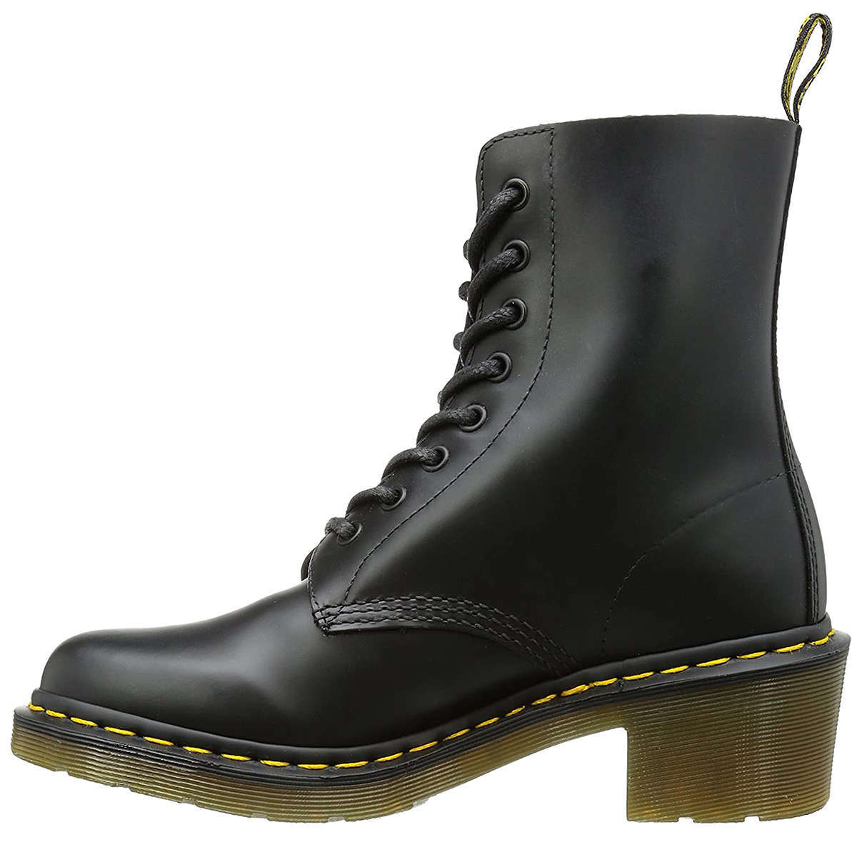 Dr. Martens Clemency Smooth Leather Womens Boots#color_black