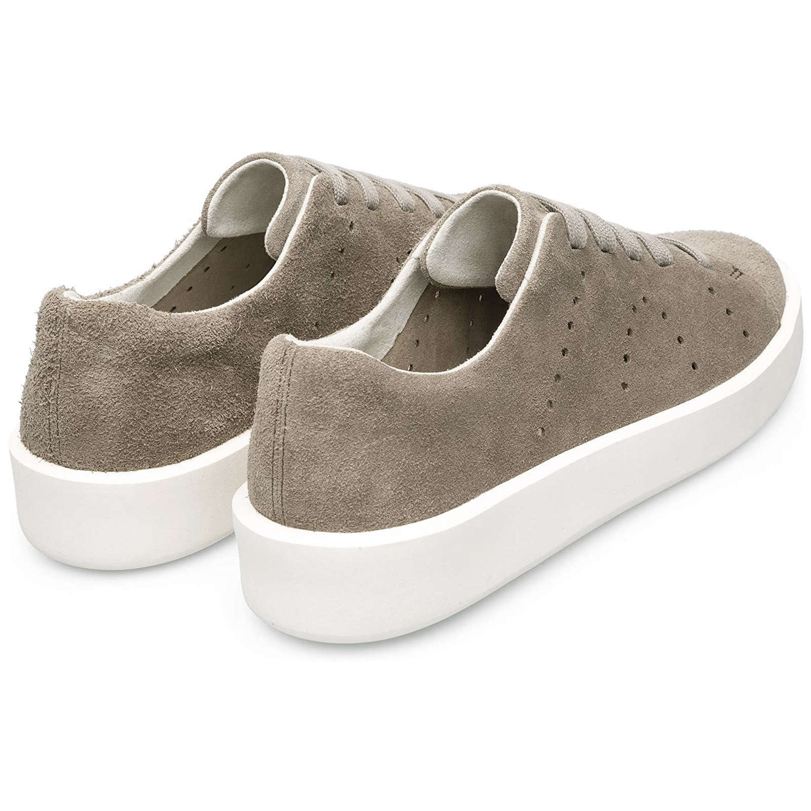 Camper Courb Suede Men's Low-Top Trainers#color_grey