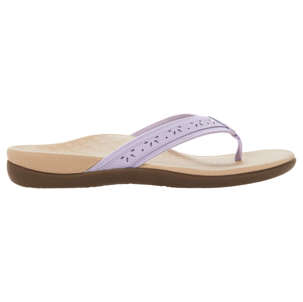 Vionic Tide Casandra Leather Textile Womens Sandals#color_pastel lilac