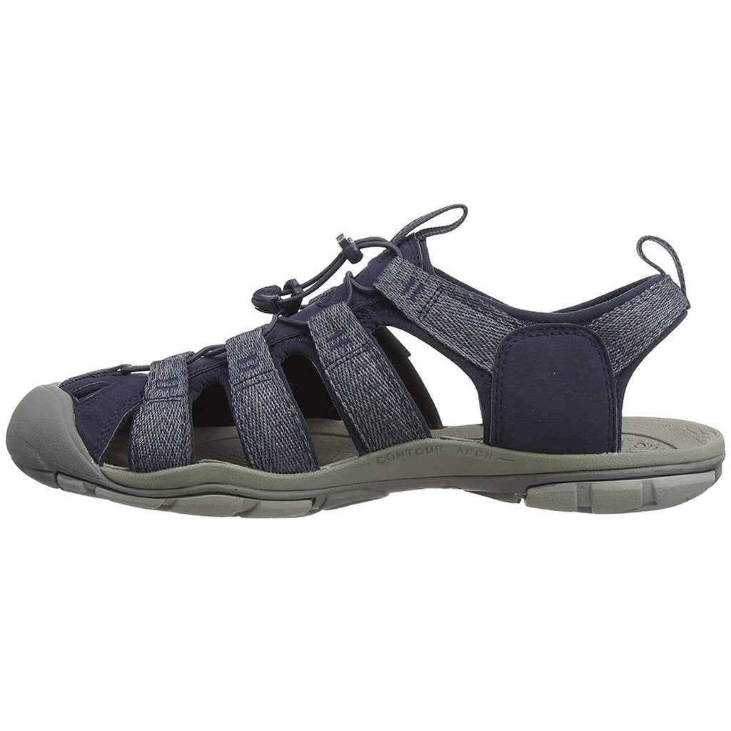 Keen Clearwater CNX Men's Waterproof Sandals#color_blue steel grey