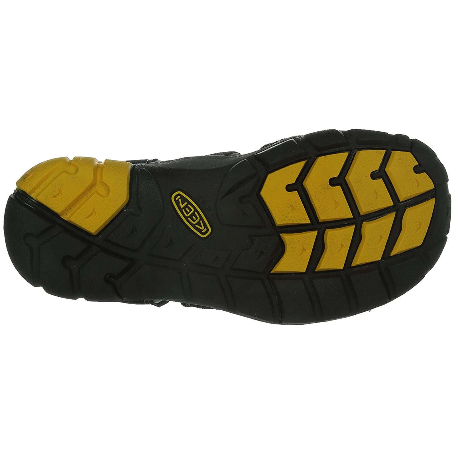 Keen Seacamp II CNX Textile Synthetic Youth Sandals#color_black yellow