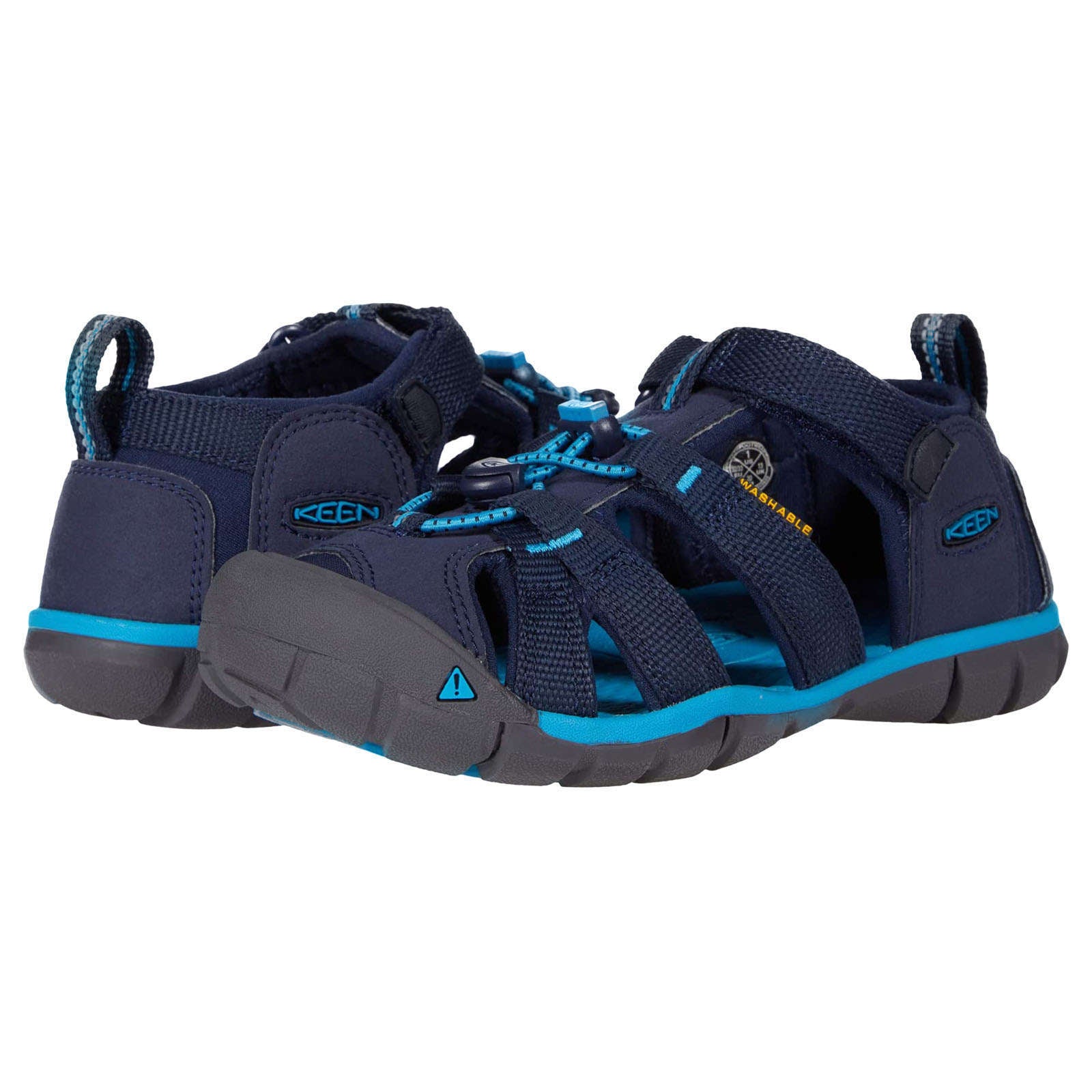 Keen Seacamp II CNX Textile Synthetic Youth Sandals#color_brick dust birch