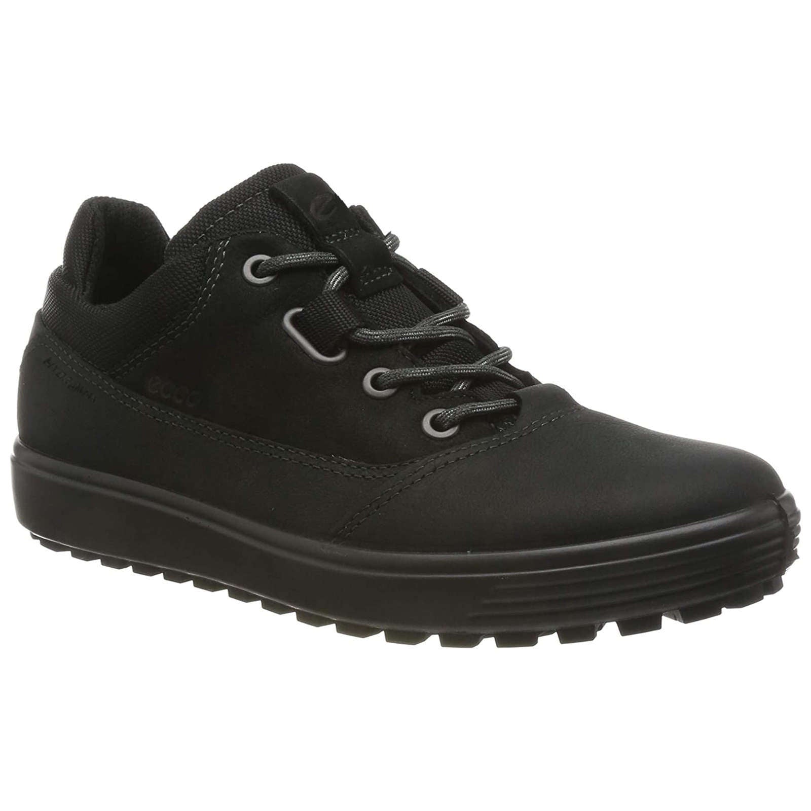 Ecco Soft 7 Tred 450253 Leather Textile Womens Trainers#color_black