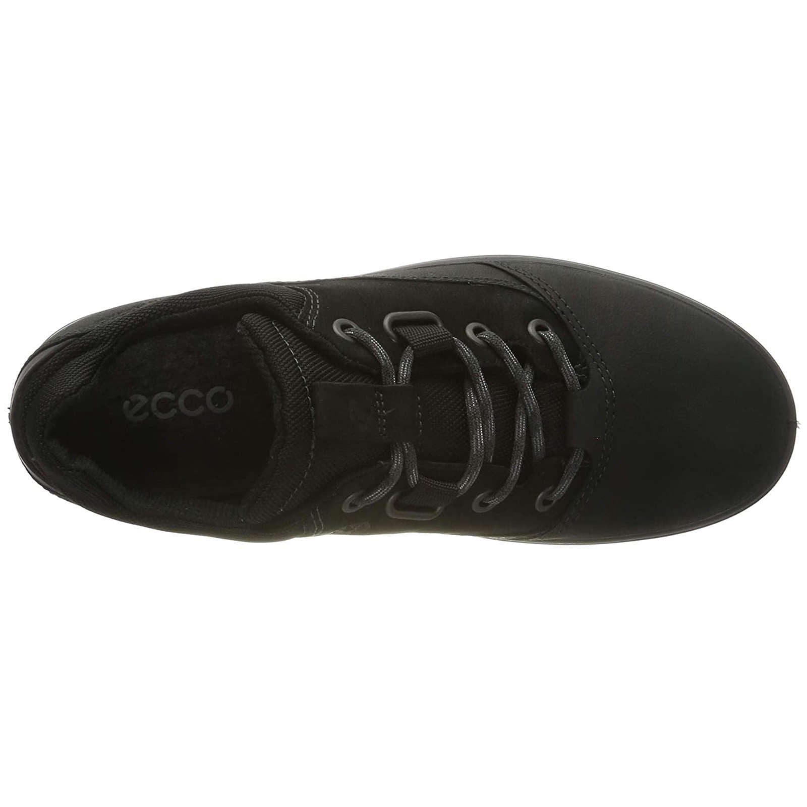 Ecco Soft 7 Tred 450253 Leather Textile Womens Trainers#color_black