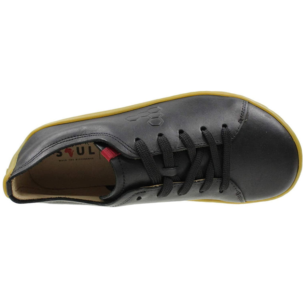 Vivobarefoot Addis Leather Womens Trainers#color_black