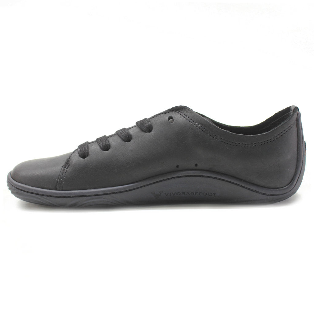 Vivobarefoot Addis Leather Womens Trainers#color_triple black