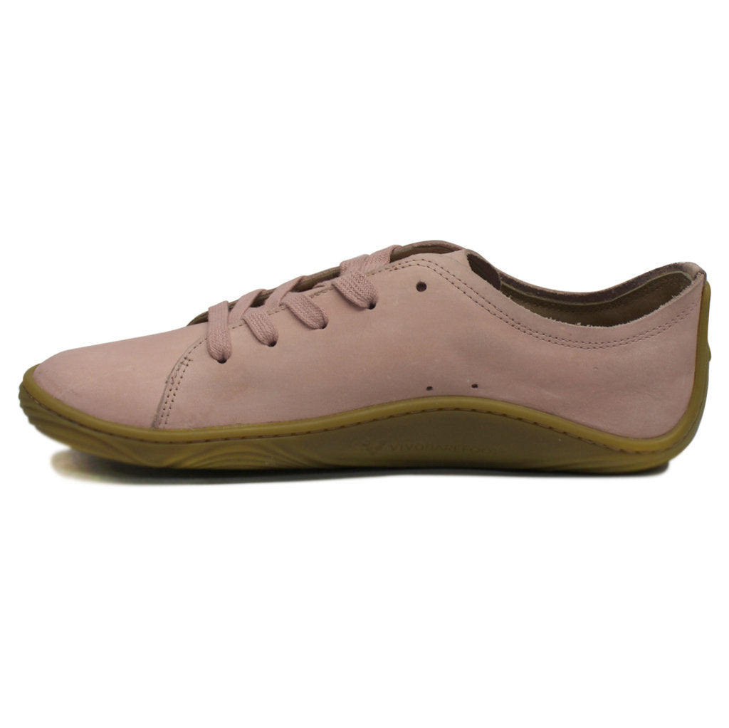 Vivobarefoot Addis Leather Womens Trainers#color_misty rose