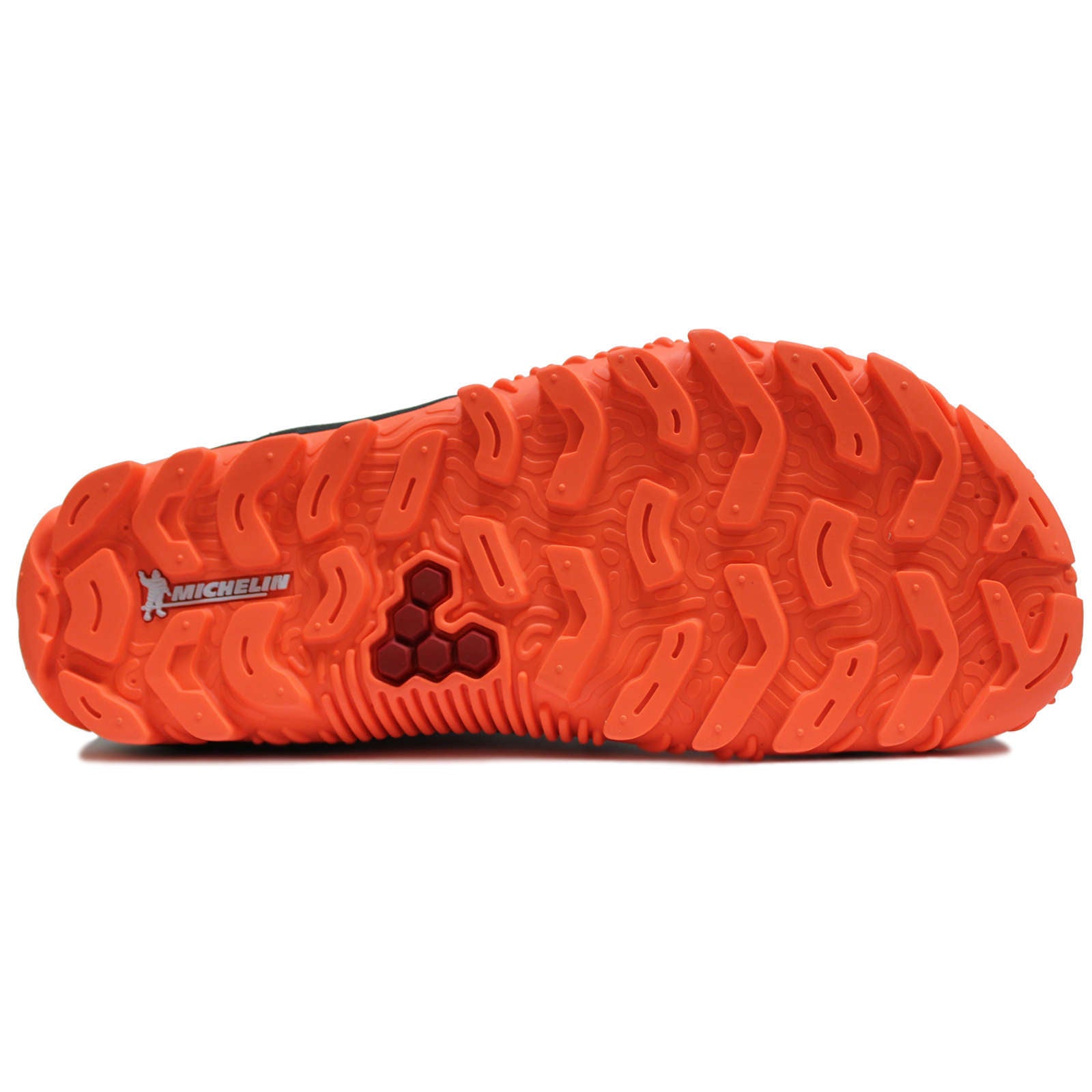 Vivobarefoot ESC Tempest Textile Womens Trainers#color_black neon coral