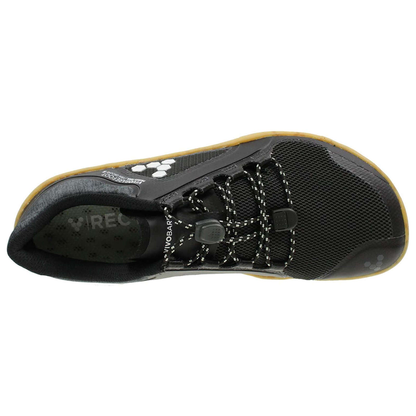 Vivobarefoot Primus Trail FG Textile Womens Trainers#color_obsidian black