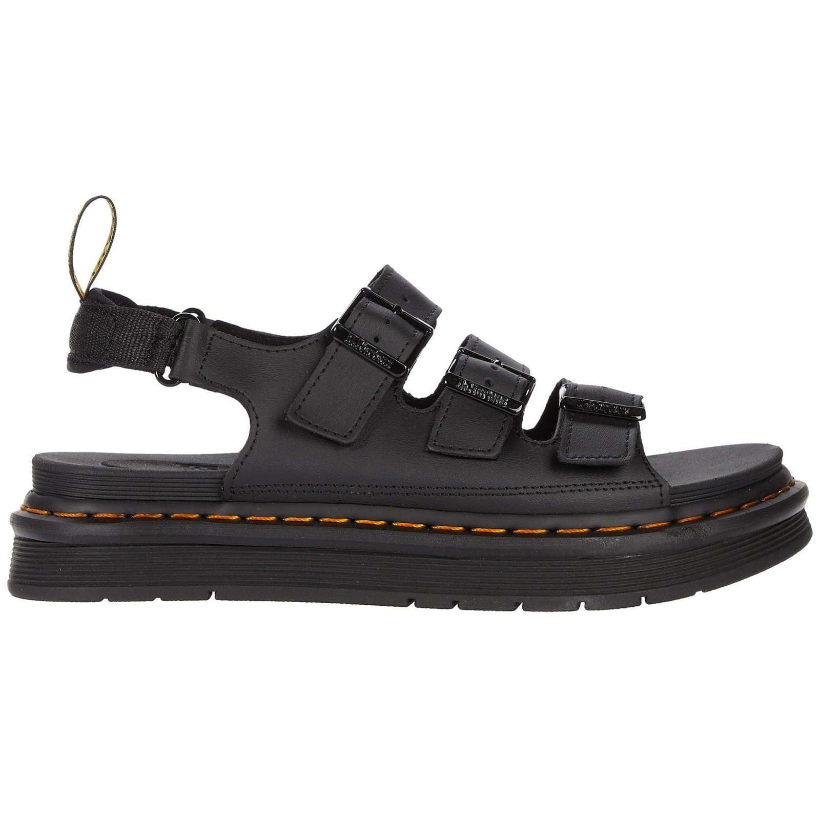 Dr. Martens Soloman Hydro Leather Mens Sandals#color_black