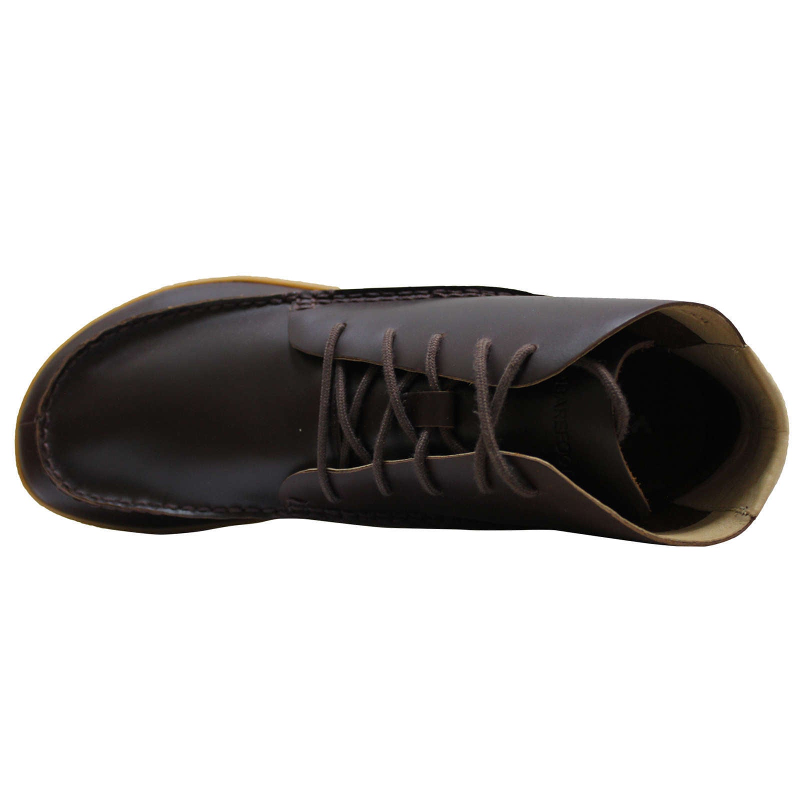 Vivobarefoot Gobi Mocc Leather Mens Trainers#color_dark brown