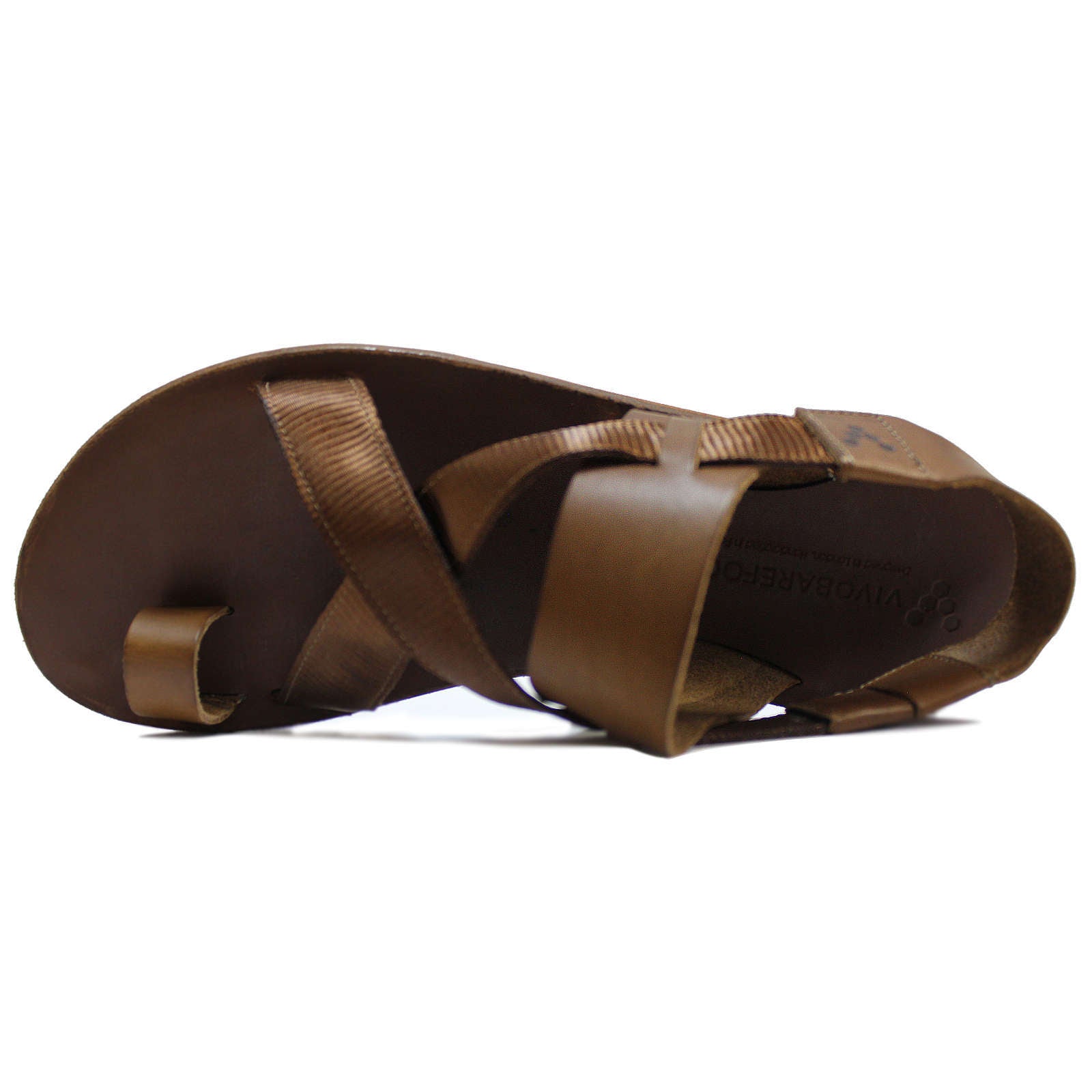 Vivobarefoot Kuru Leather Womens Sandals#color_acorn tan