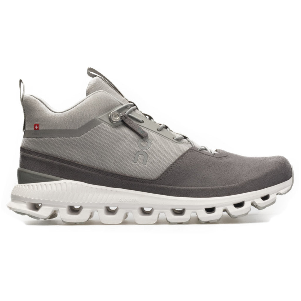 On Cloud Hi Textile Men's Running Shoes#color_slate rock