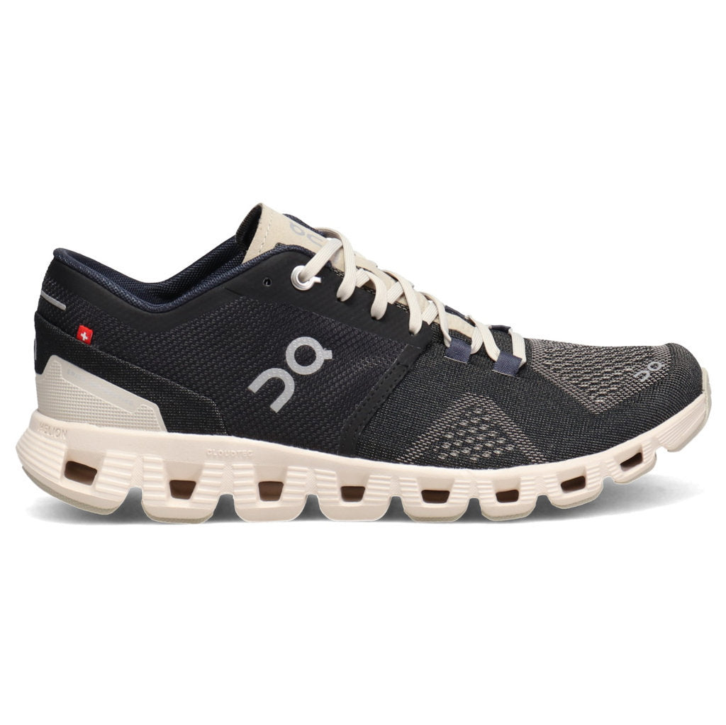 On Cloud X Textile Women's Running Shoes#color_black pearl