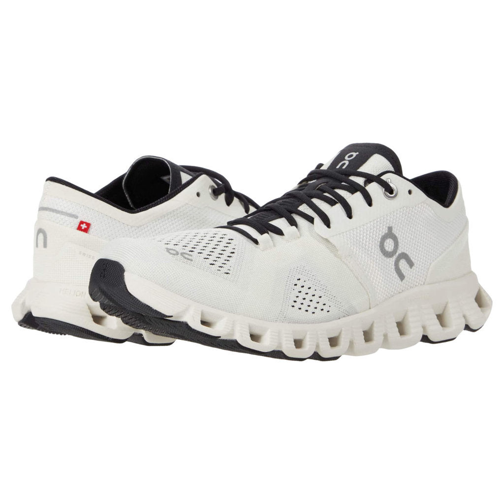 On Running Cloud X Textile Women's Low-Top Trainers#color_white black