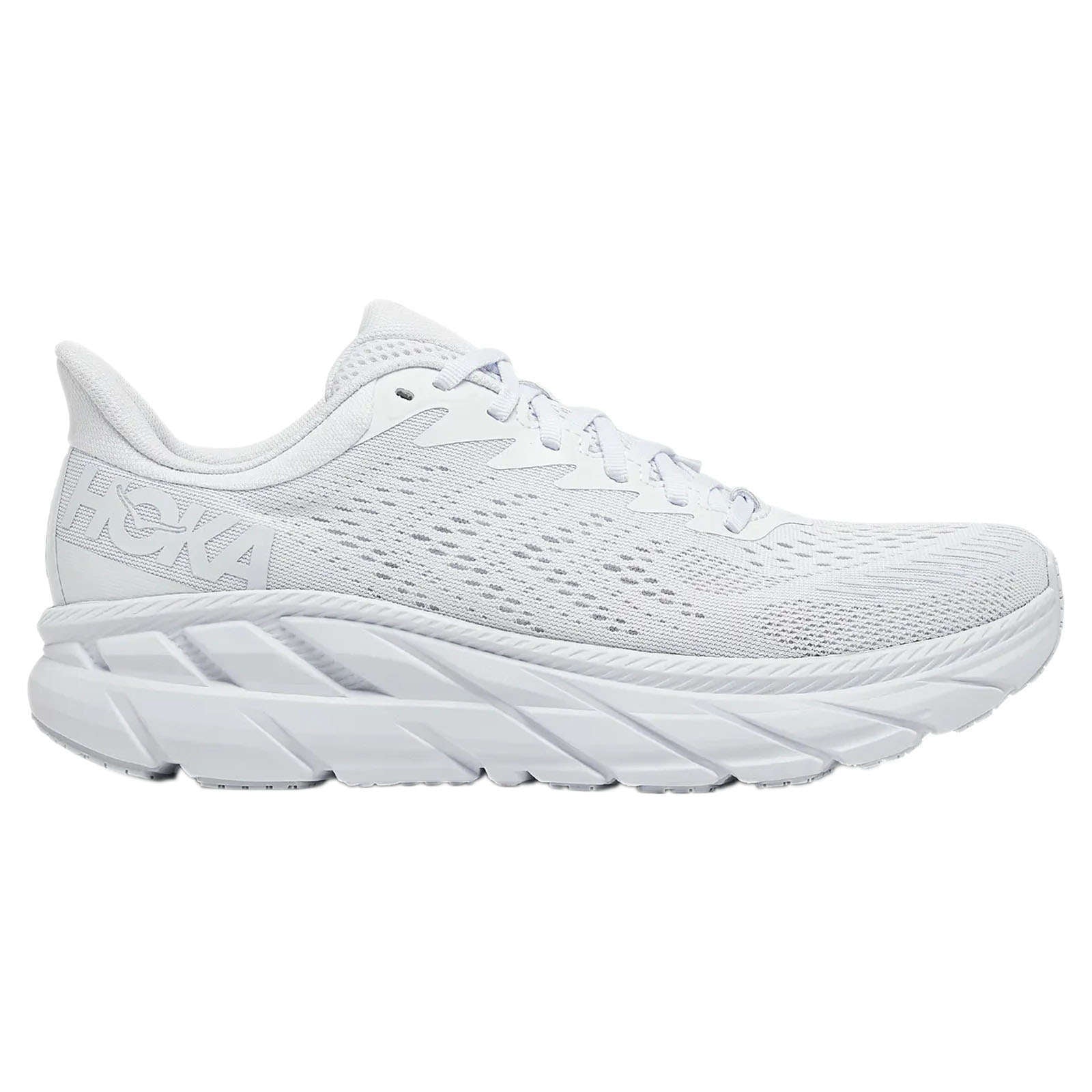 Hoka One One Clifton 7 Mesh Men's Low-Top Road Running Trainers#color_white white