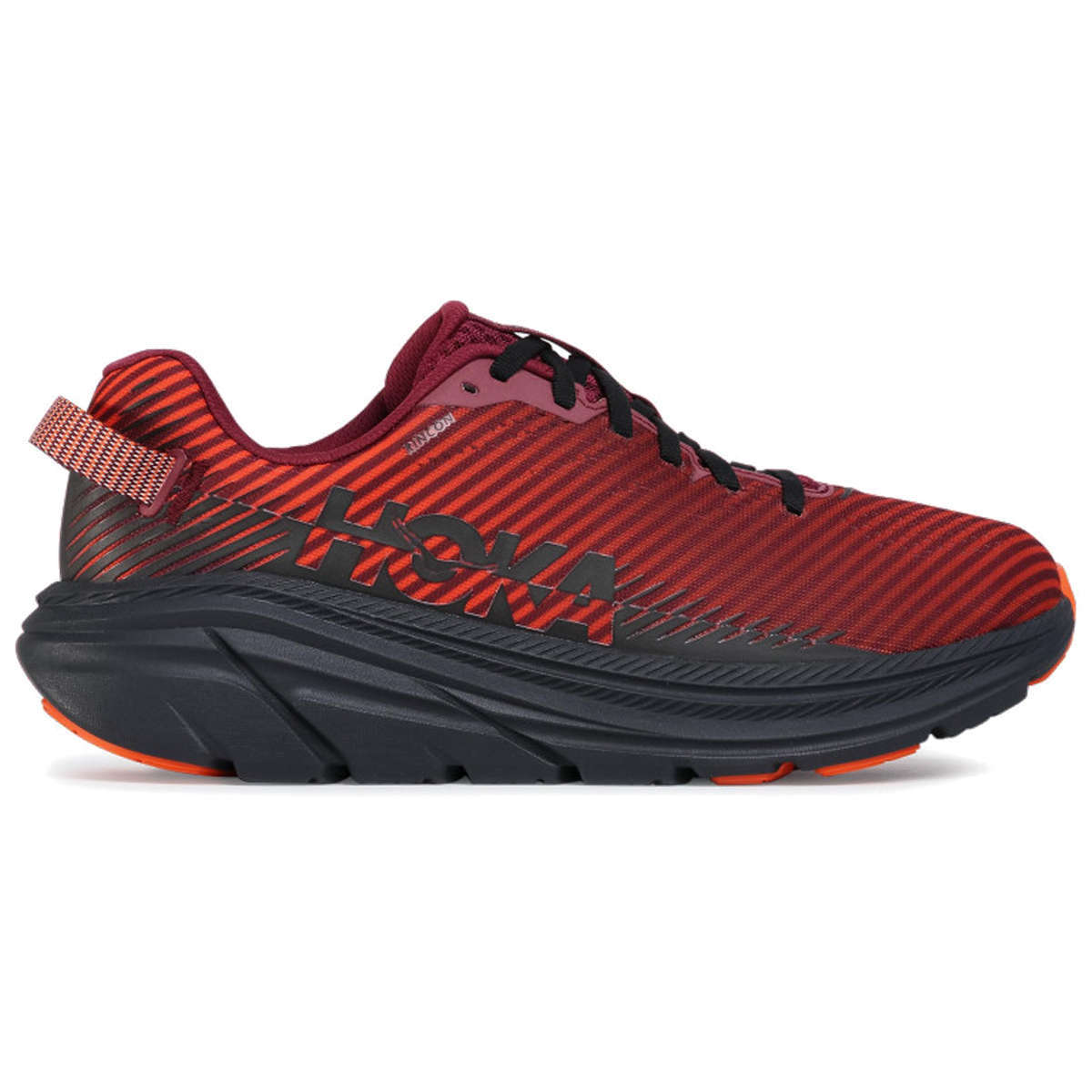 Hoka One One Rincon 2 Mesh Men's Low-Top Road Running Trainers#color_cordovan anthracite