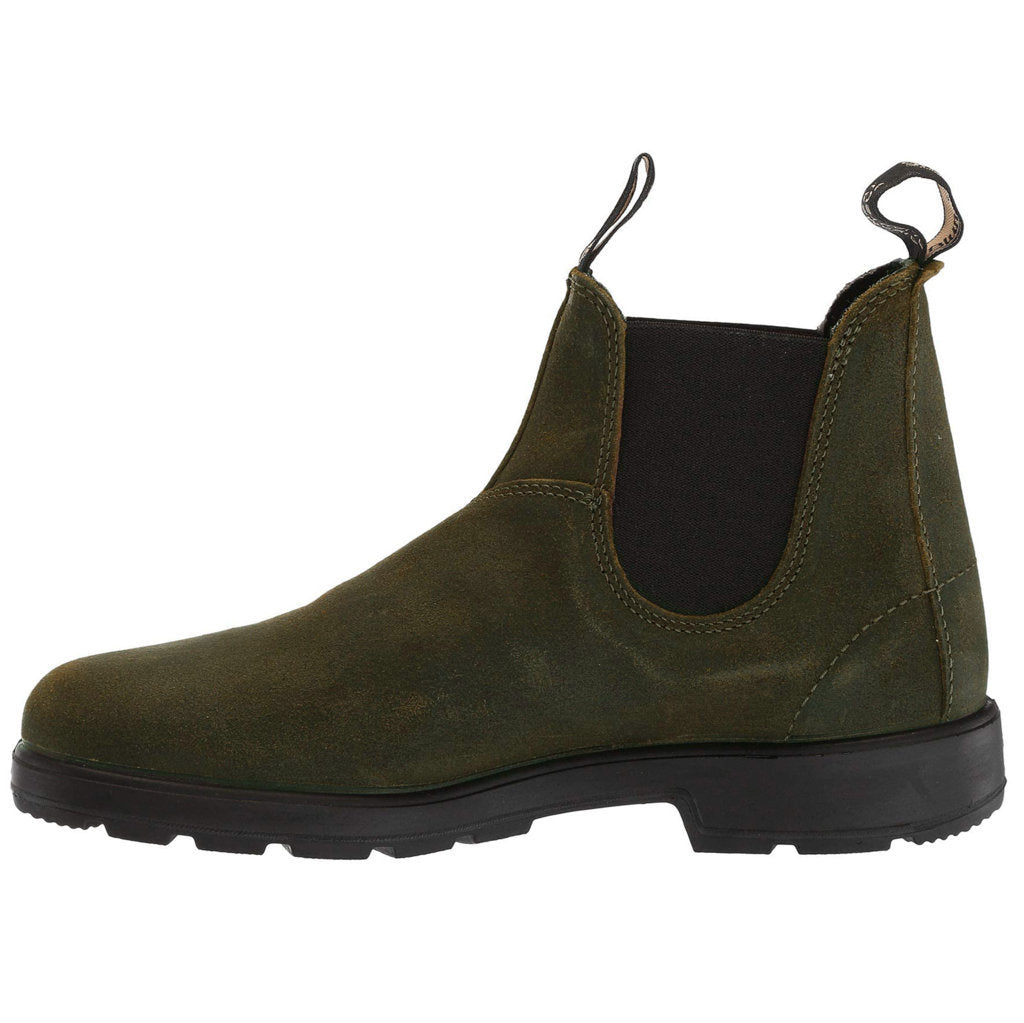 Blundstone 1615 Suede Unisex Boots#color_dark olive