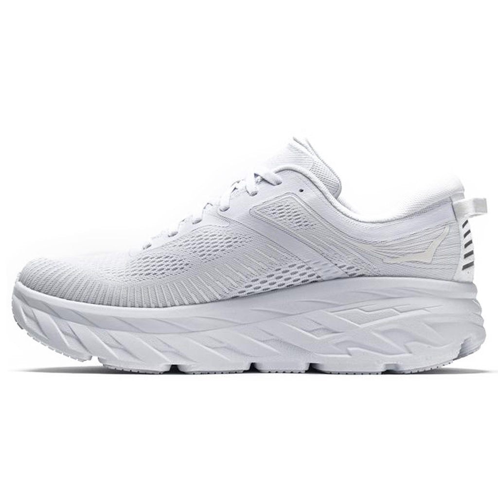 Hoka One One Bondi 7 Mesh Men's Low-Top Road Running Trainers#color_white