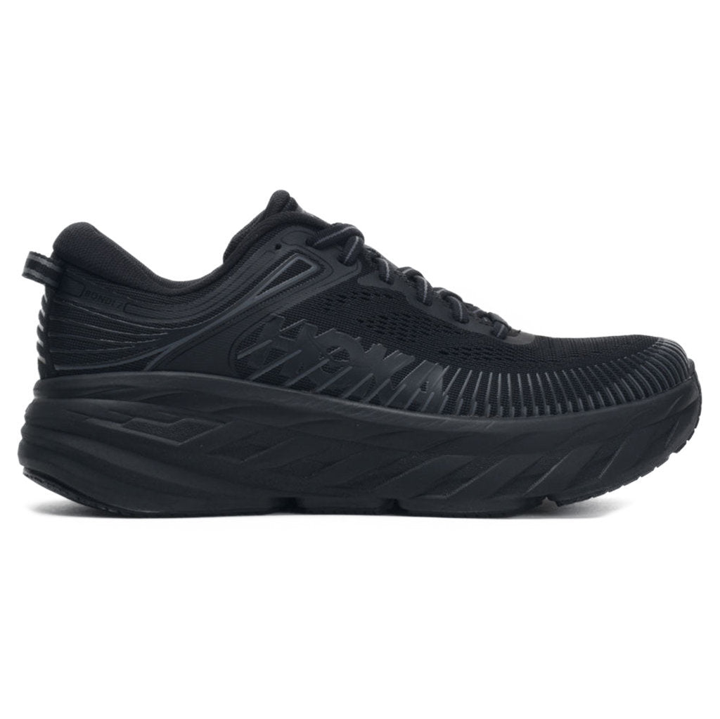 Hoka One One Bondi 7 Mesh Men's Low-Top Road Running Trainers#color_black black