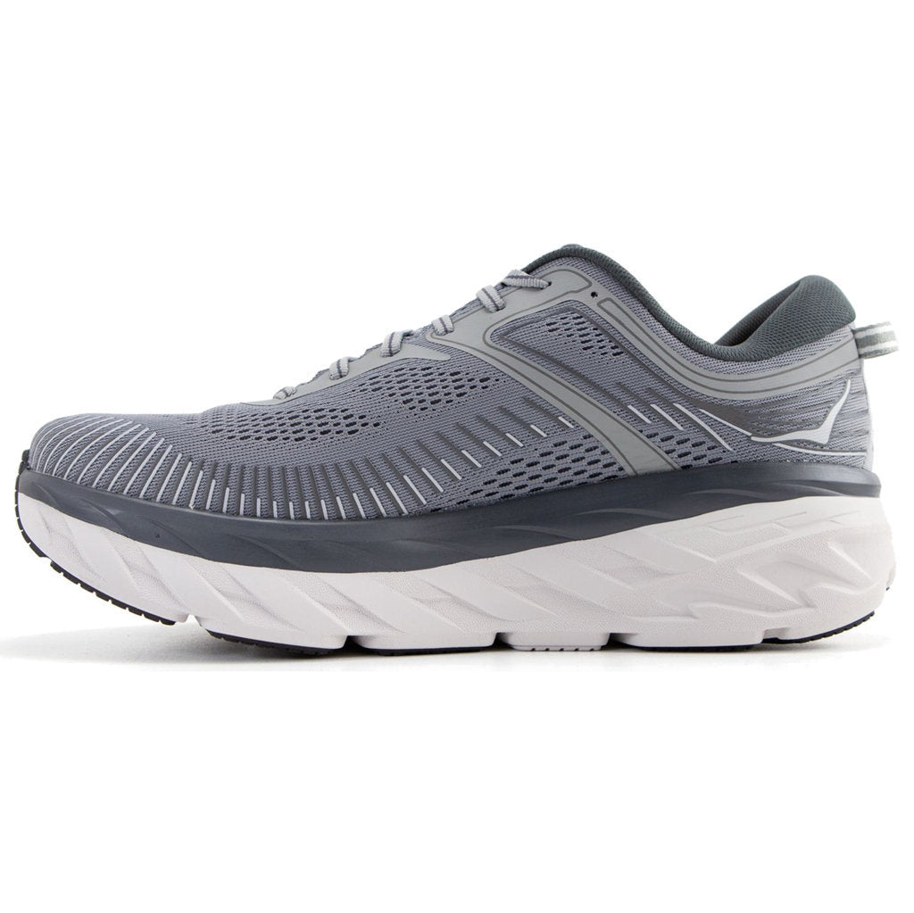 Hoka One One Bondi 7 Mesh Men's Low-Top Road Running Trainers#color_wild dove dark shadow