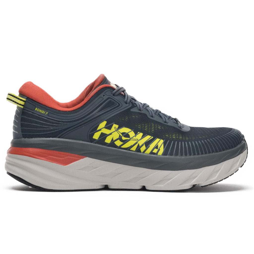 Hoka Bondi 7 Mesh Men's Running Shoes#color_turbulence chili