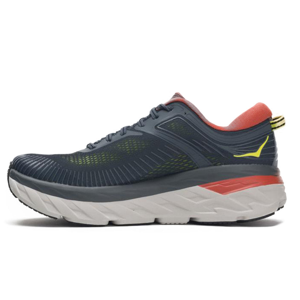 Hoka One One Bondi 7 Mesh Men's Low-Top Road Running Trainers#color_turbulence chili