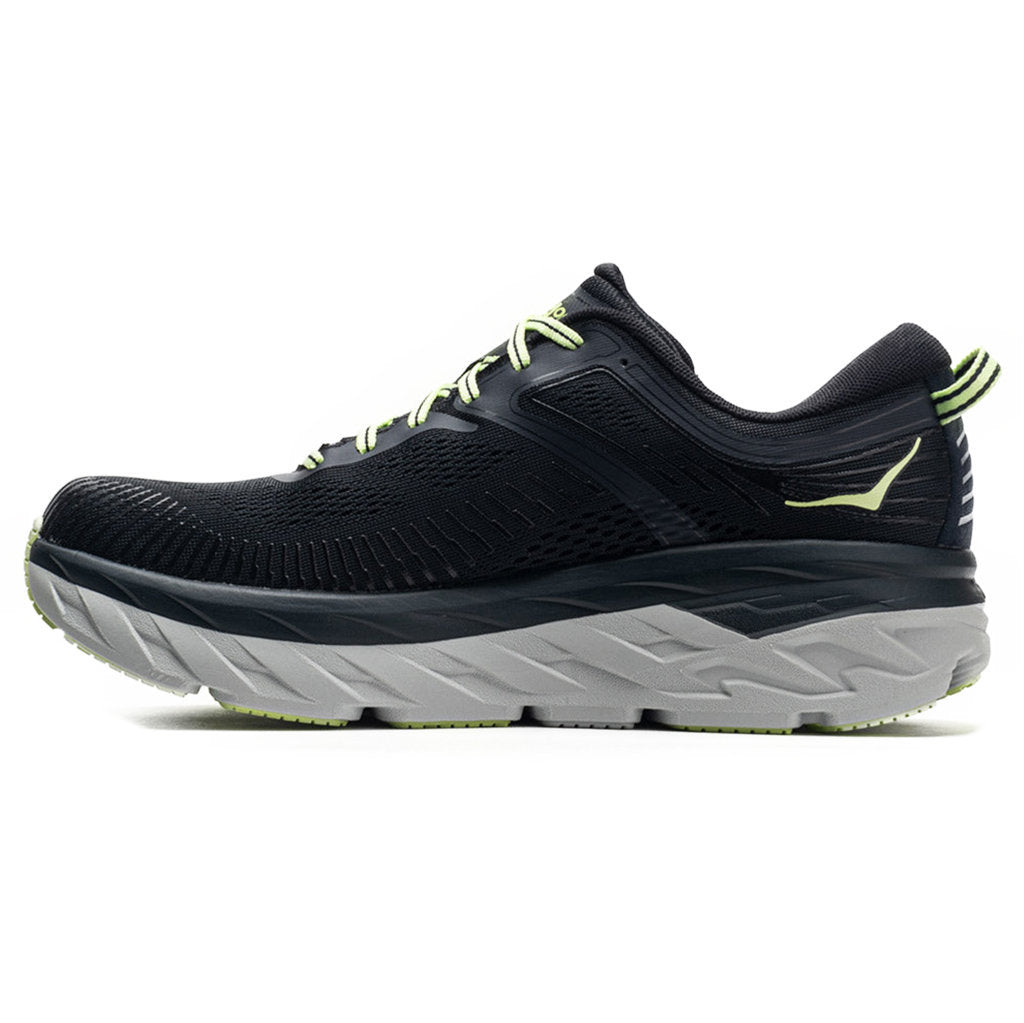 Hoka One One Bondi 7 Mesh Men's Low-Top Road Running Trainers#color_blue graphite butterfly