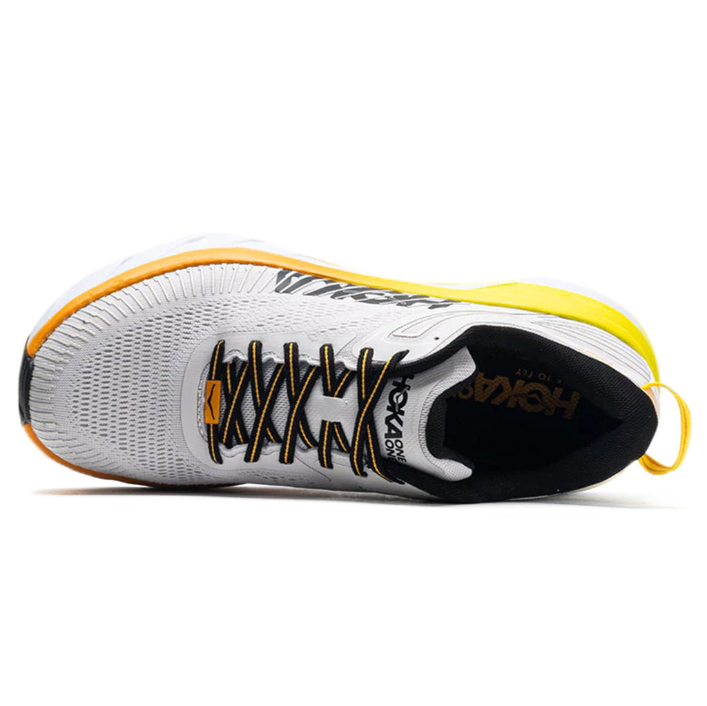 Hoka One One Bondi 7 Mesh Men's Low-Top Road Running Trainers#color_nimbus cloud radiant yellow