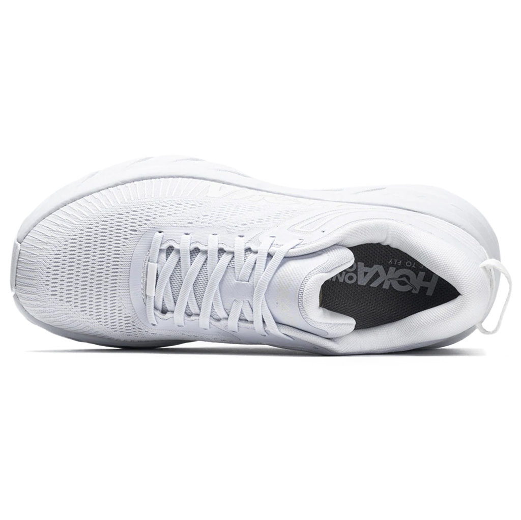 Hoka One One Bondi 7 Mesh Women's Low-Top Road Running Trainers#color_white white