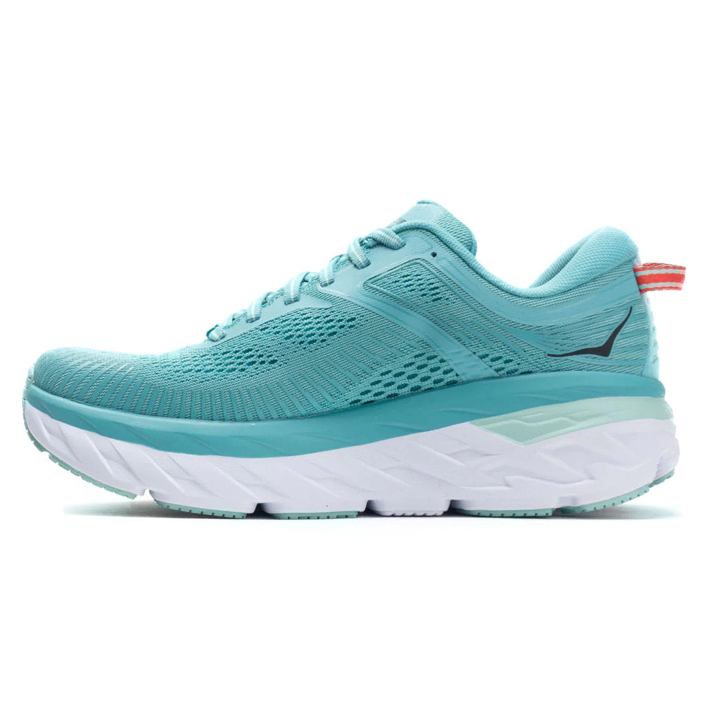 Hoka One One Bondi 7 Mesh Women's Low-Top Road Running Trainers#color_aquarelle eggshell blue